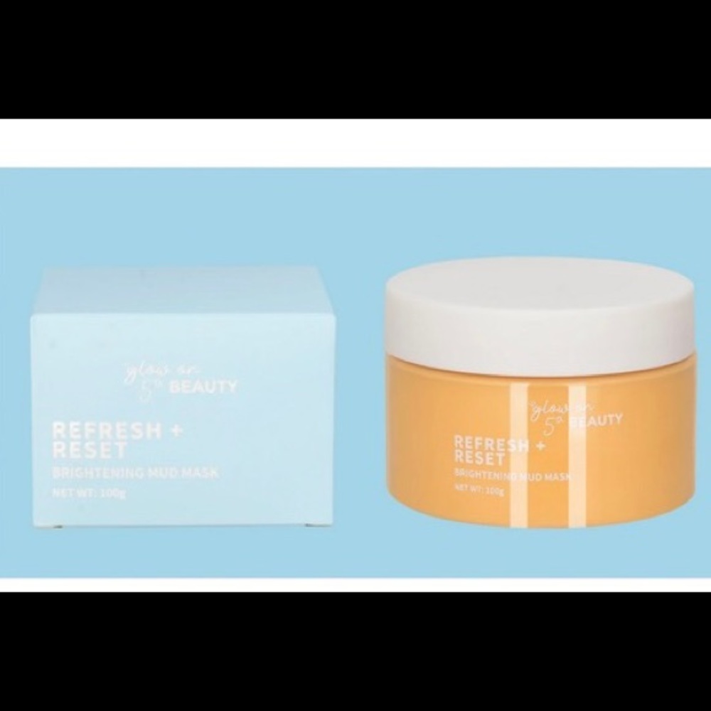 Glow on 5th beauty Refresh + Reset brightening mud mask
